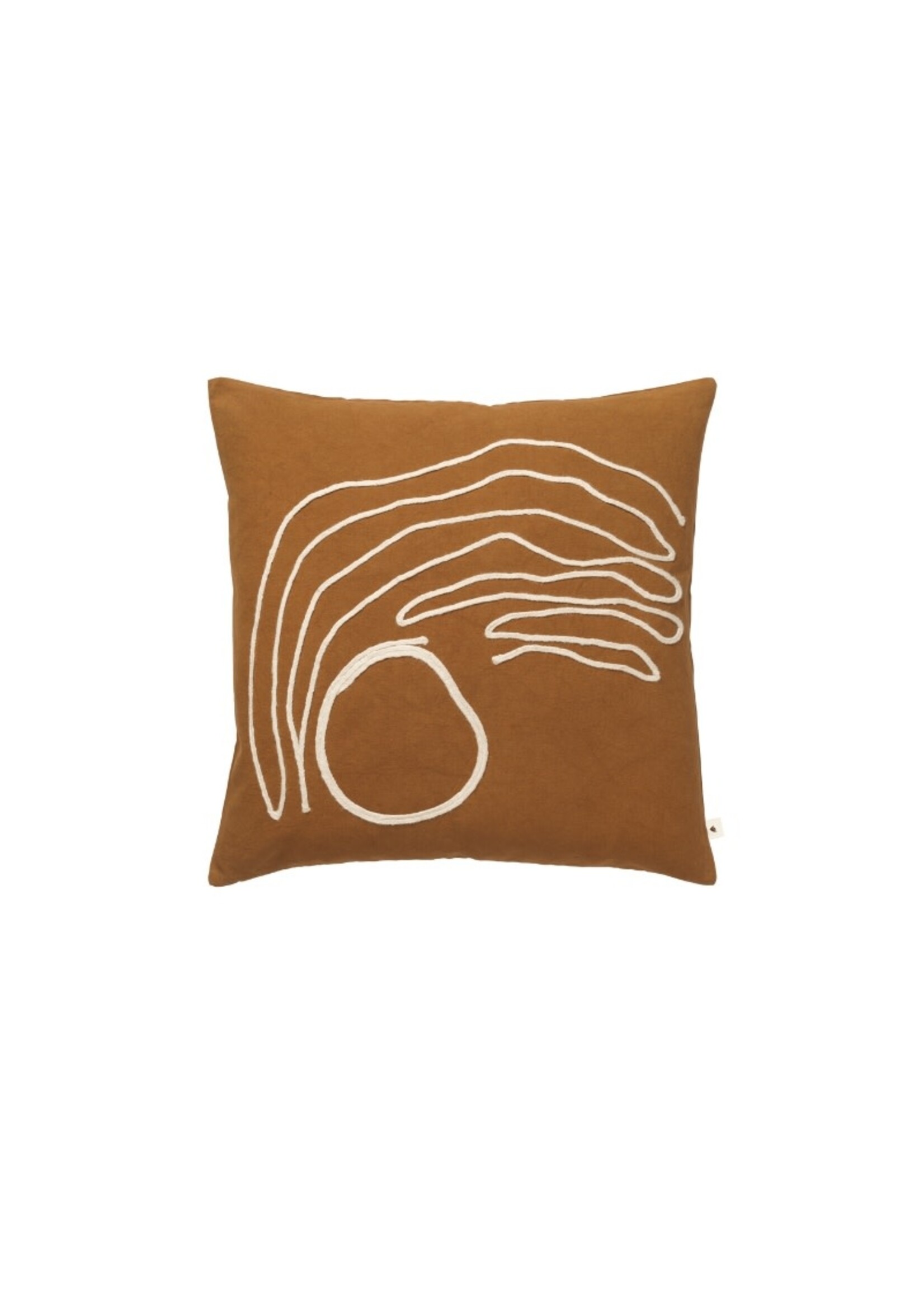 Ferm Living Jot Cushion - Aged Gold