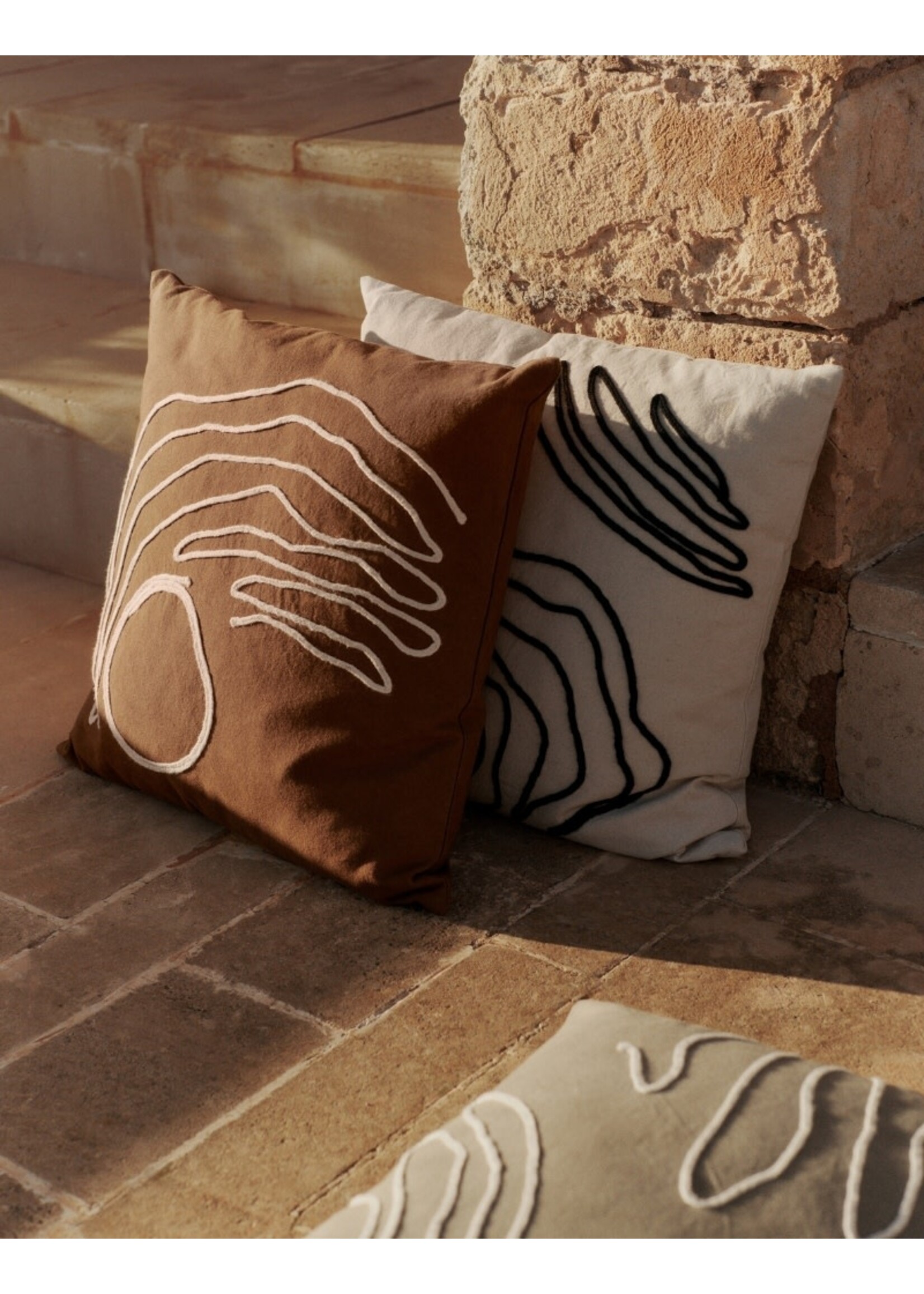 Ferm Living Jot Cushion - Natural