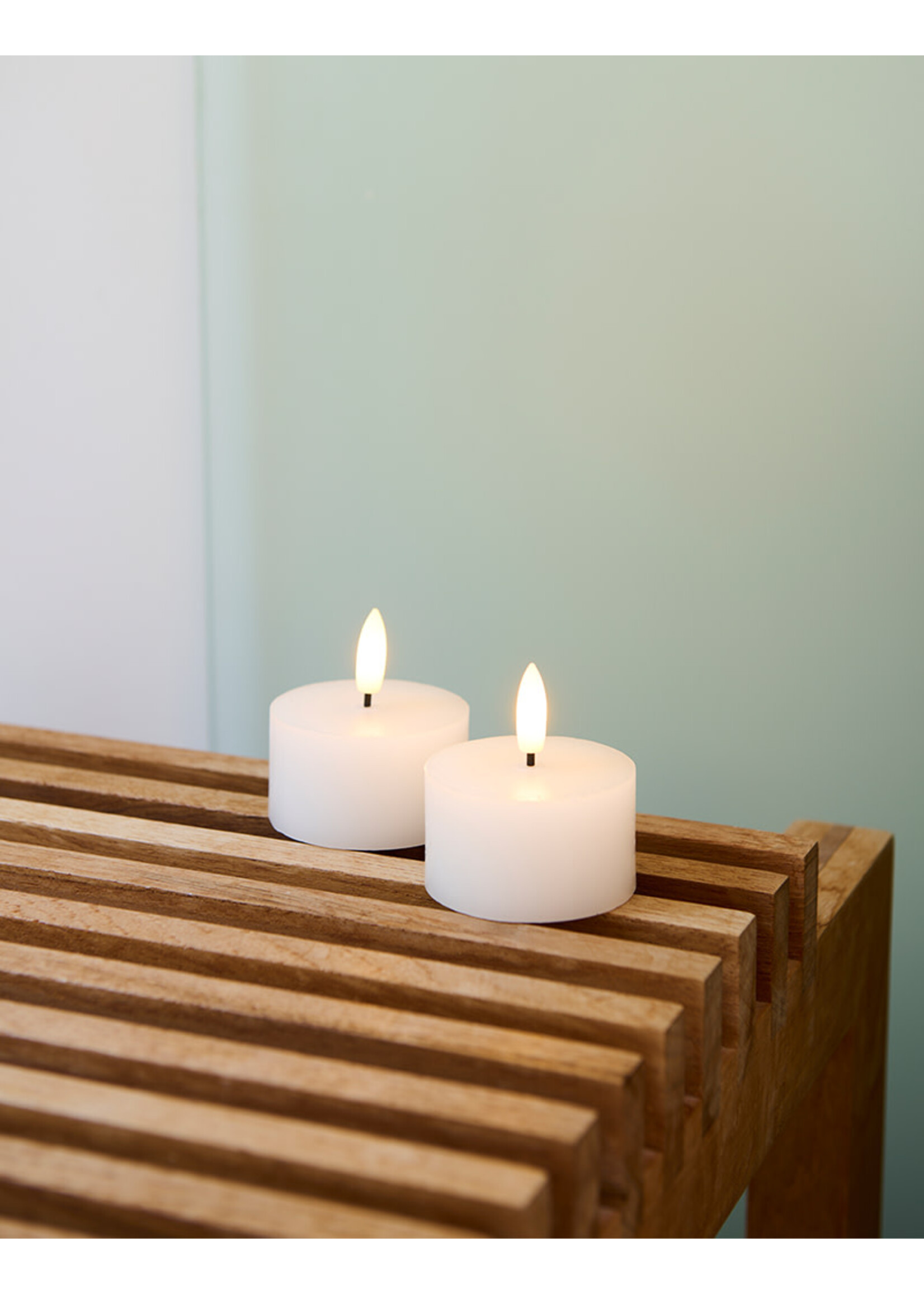 Sirius Sille LED theelichtjes Ø6 - set van 2 - wit