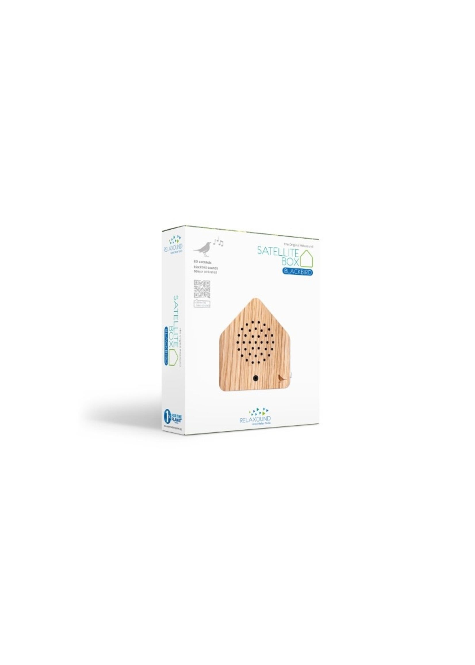 Relaxound Satellitebox Blackbird Wood