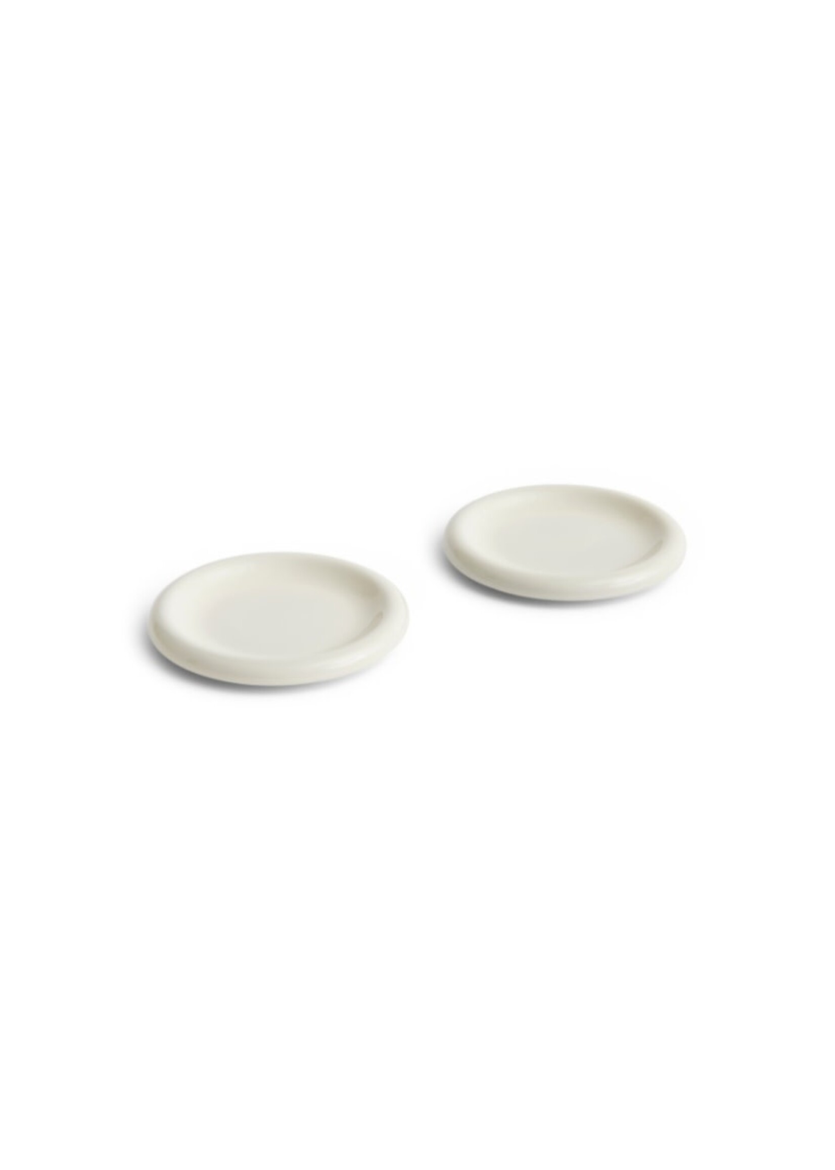 HAY Barro Plate Ø18 - Set of 2 - Off-White