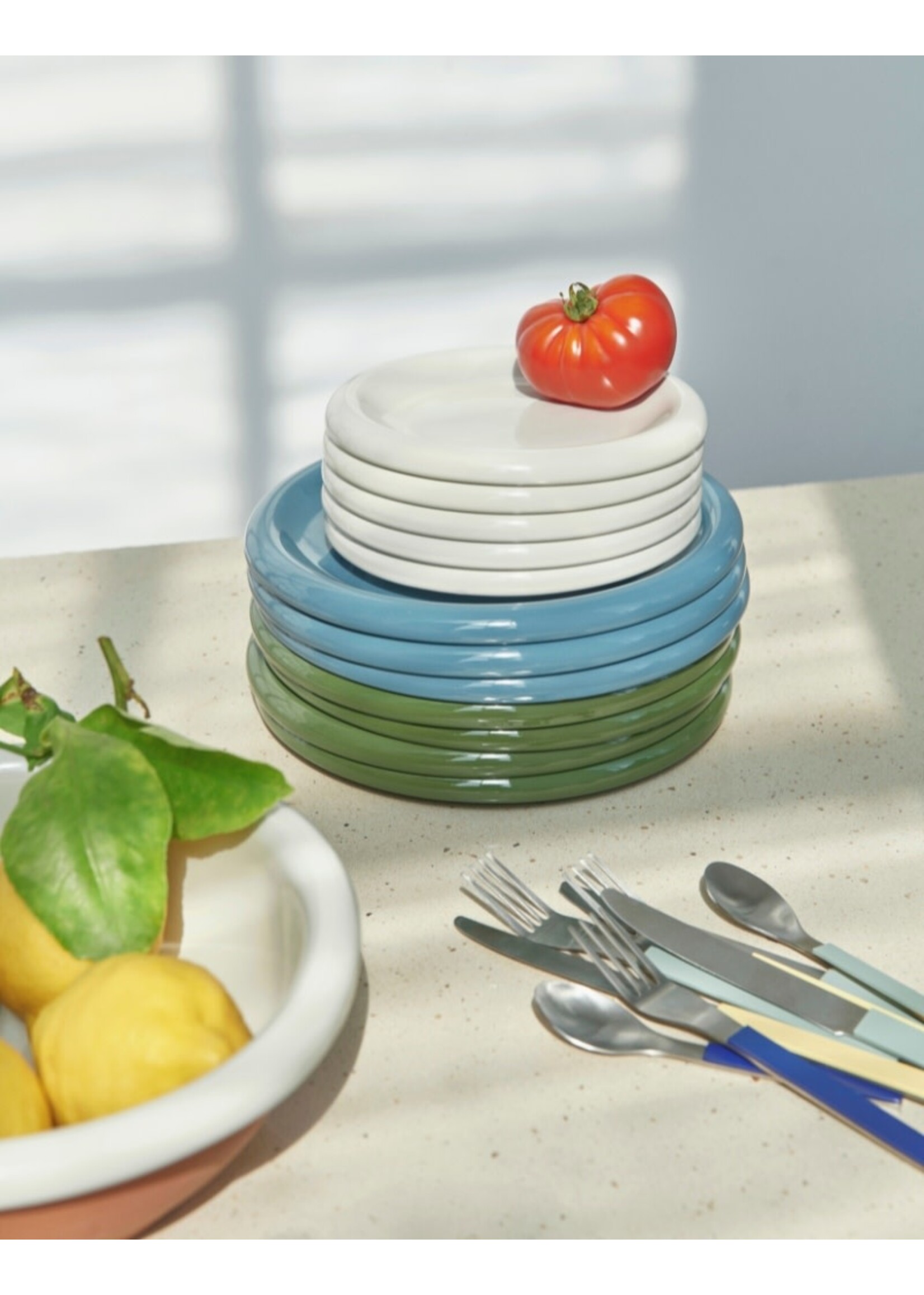 HAY Barro Plate Ø18 - Set of 2 - Off-White