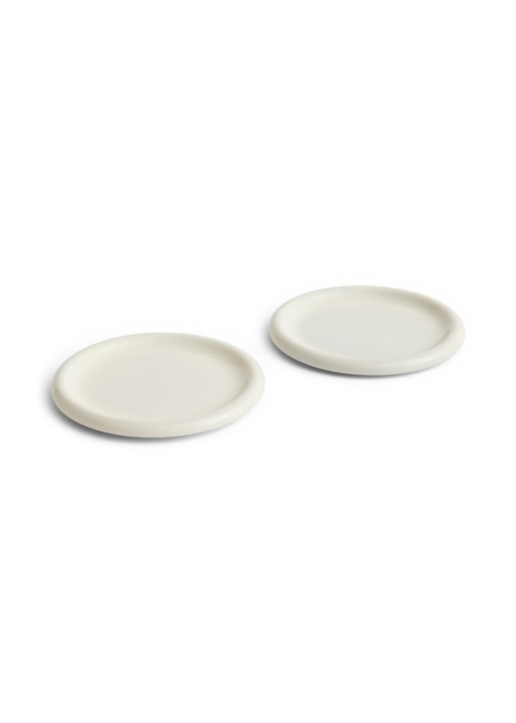 HAY Barro Plate Ø24 - Set of 2 - Off-White