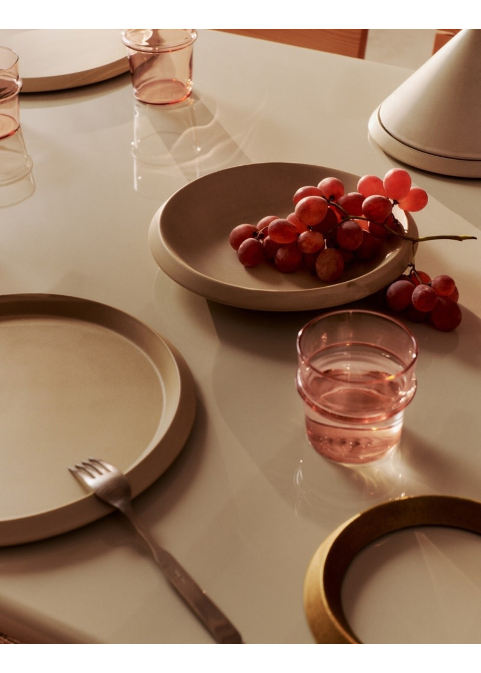 Ferm Living Boya glas H12 - set van 2 - blush