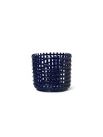 Ferm Living Ceramic Basket - L - Blue
