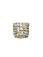 Ferm Living Ceramic Basket - L - Cashmere