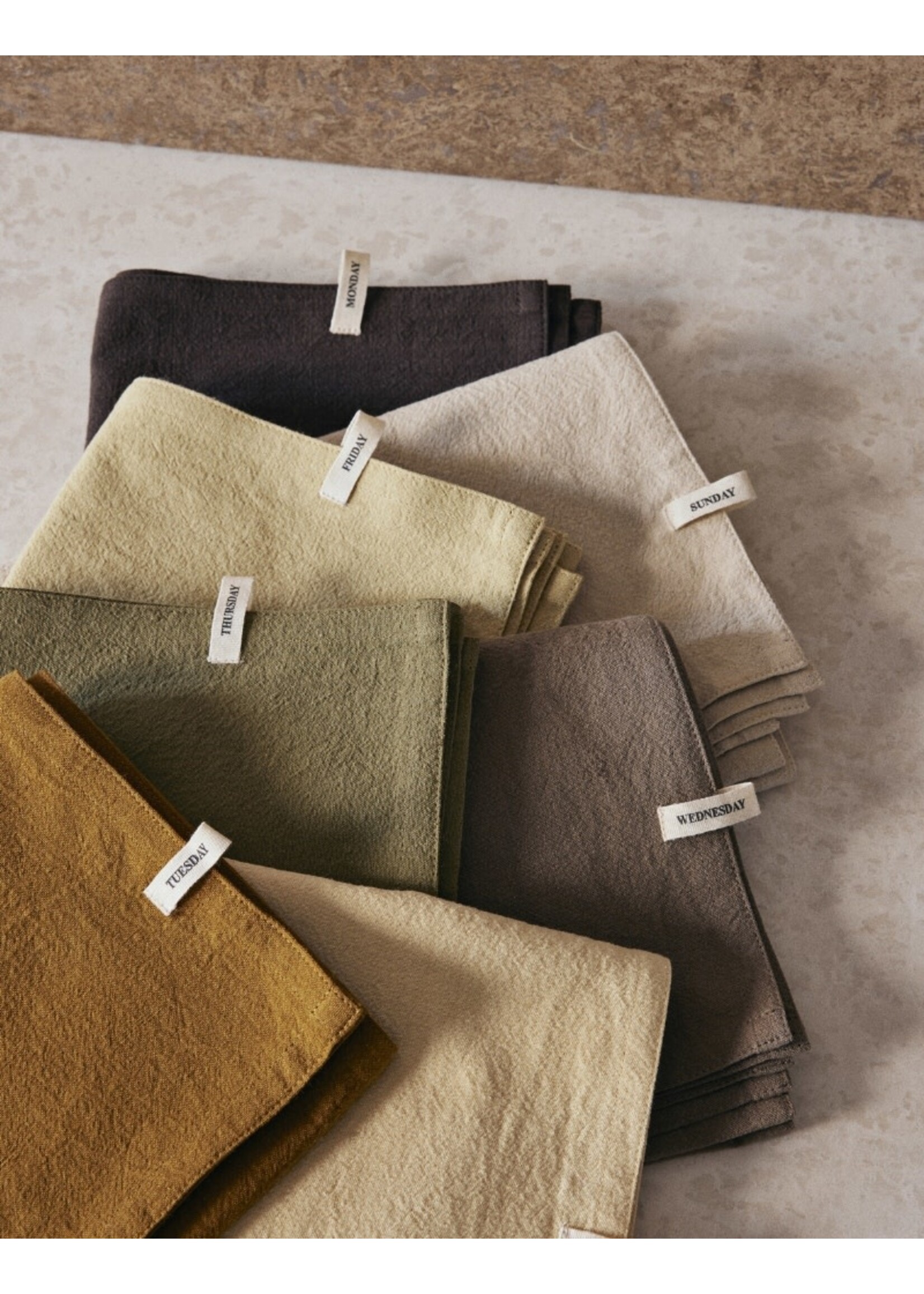 Ferm Living Day Tea Towels Set - Calm