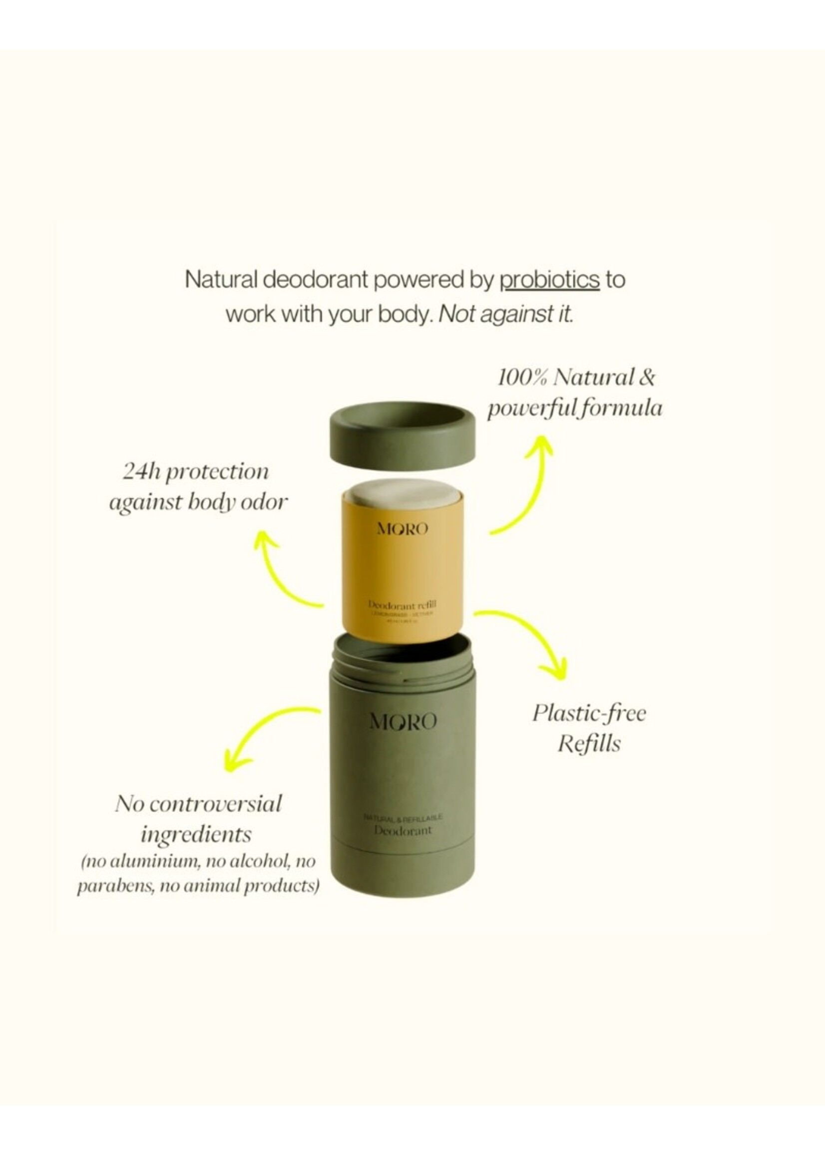 Moro Deo Refill - Lemongrass