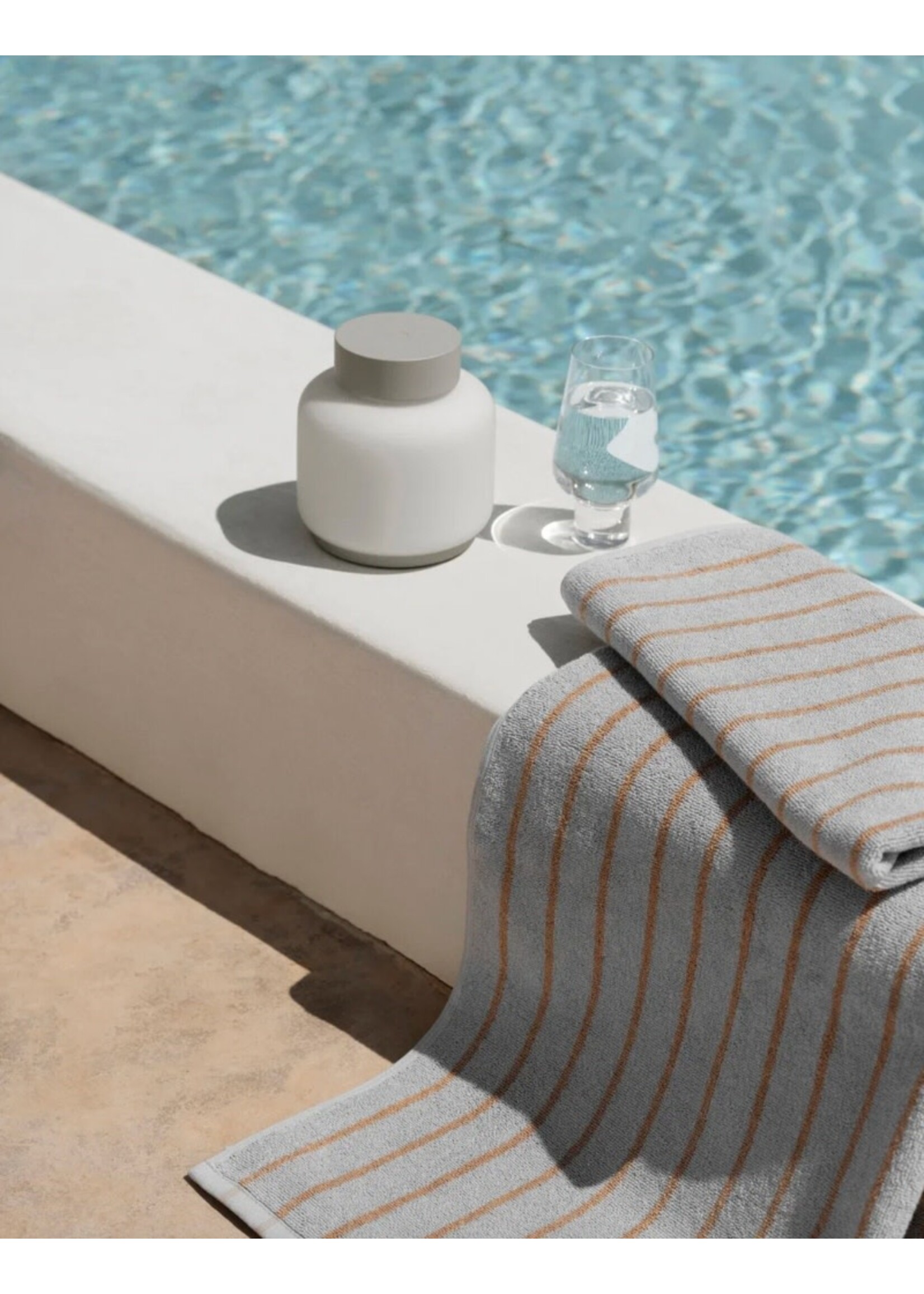 Blomus Arto Bath Towel - Micro Chip/Tan