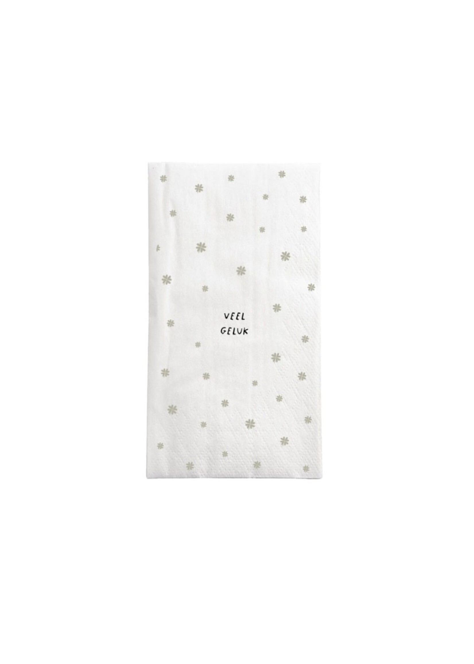 Zusss servetten 11x20cm - veel geluk