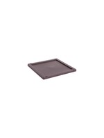 HAY Colour Crate Lid Plastic Square M - Bordeaux