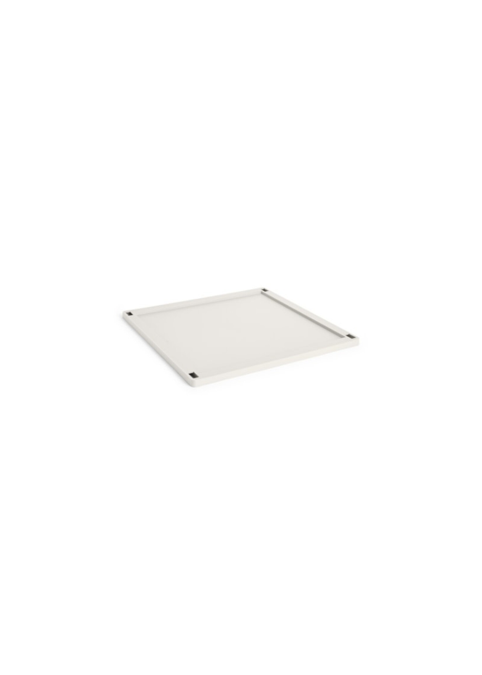 HAY Colour Crate Lid Plastic Square M - Off-White