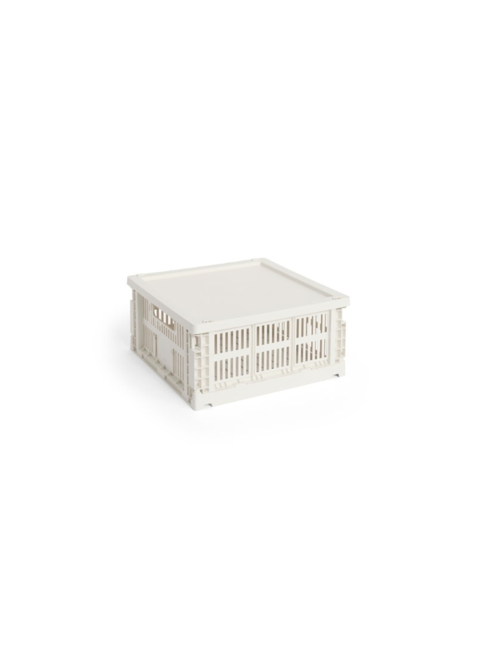 HAY Colour Crate Lid Plastic Square M - Off-White