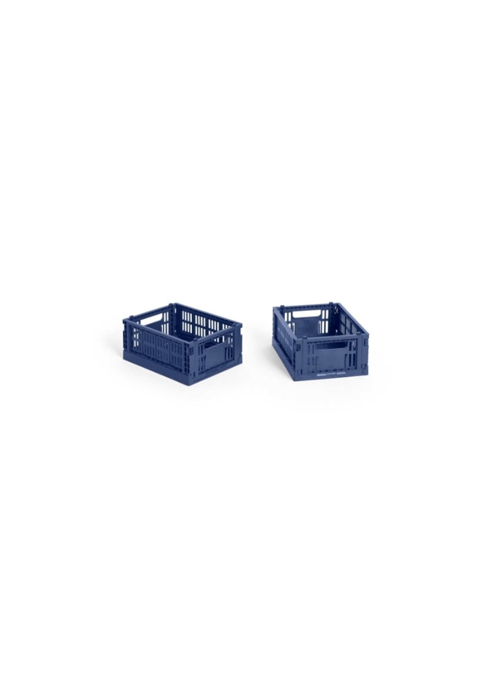 HAY Colour Crate Mini - Set of 2 - Dark Blue