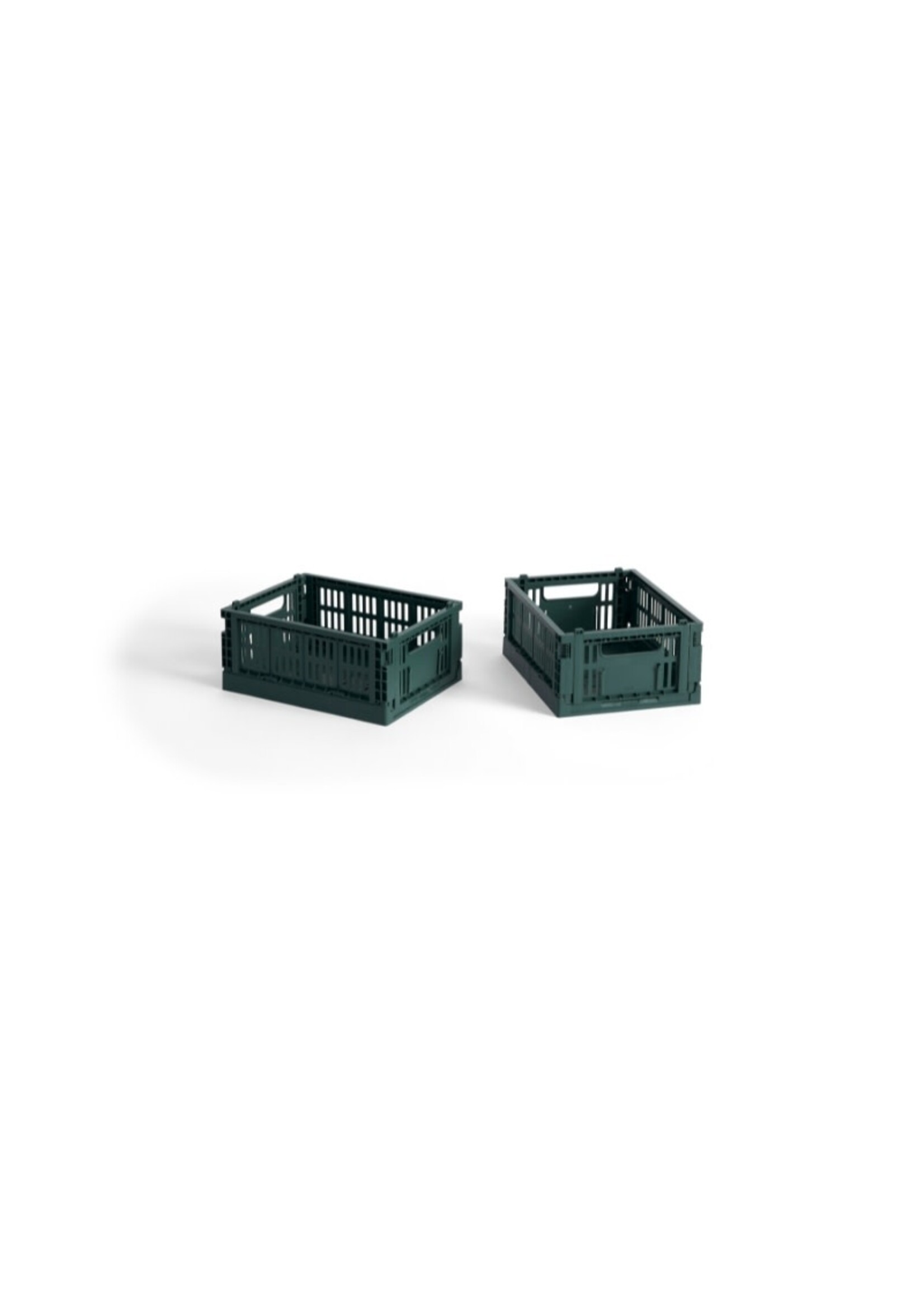 HAY Colour Crate Mini - Set of 2 - Dark Green