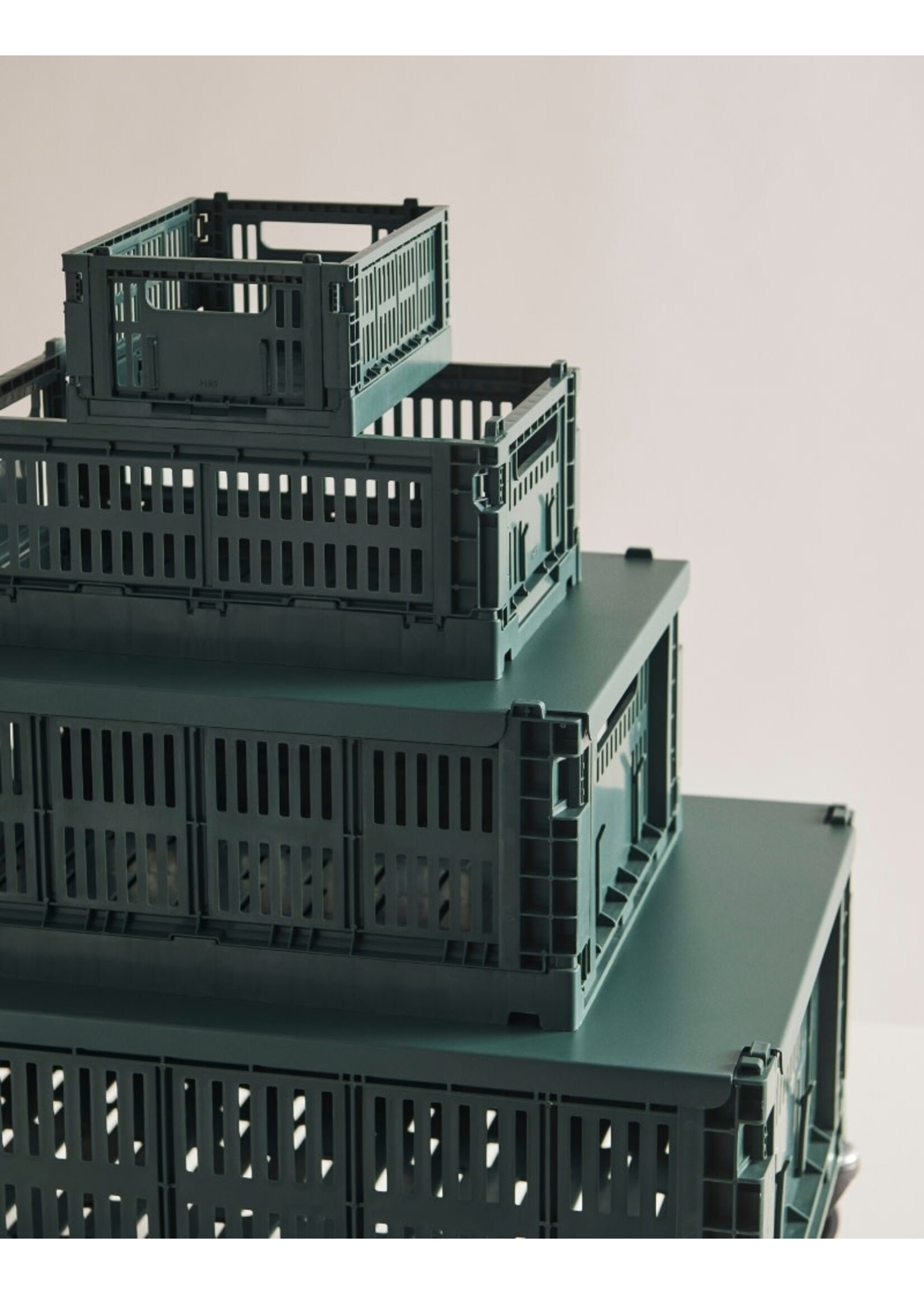 HAY Colour Crate Mini - Set of 2 - Dark Green