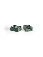 HAY Colour Crate Mini - Set of 2 - Sage Green