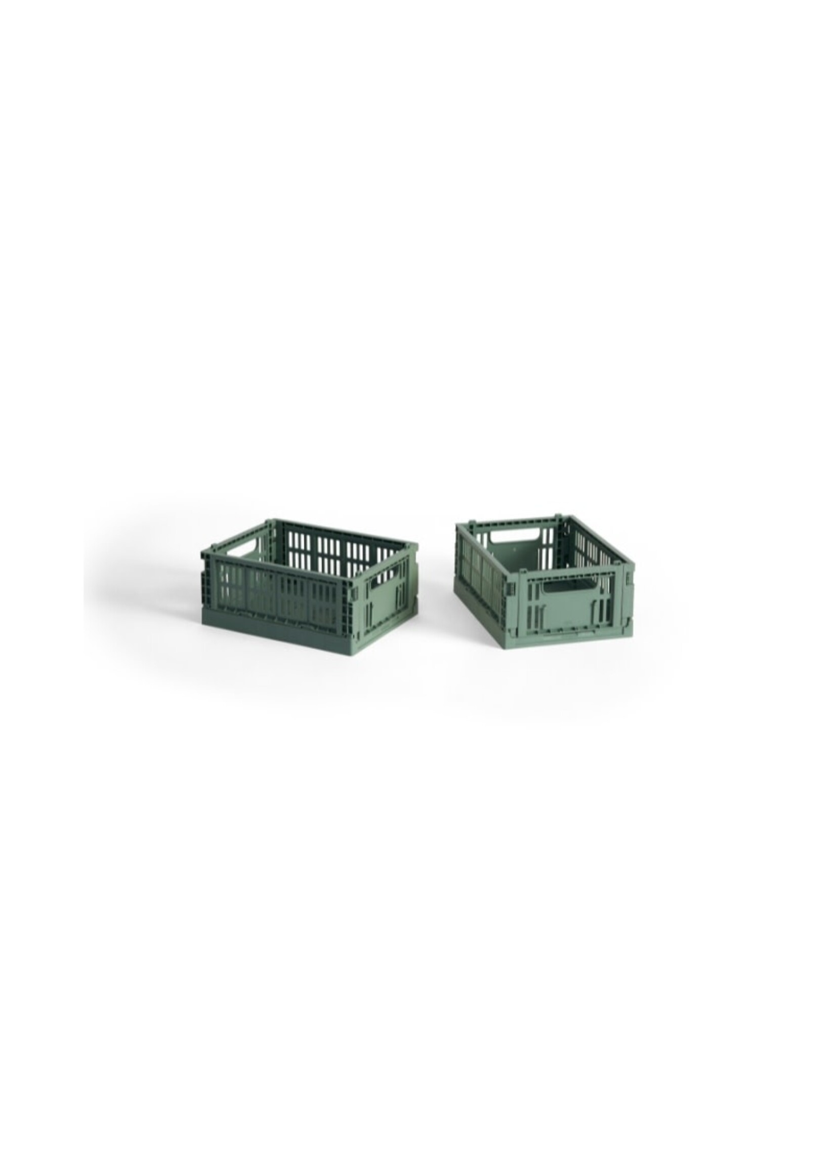 HAY Colour Crate Mini - Set of 2 - Sage Green