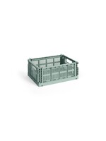 HAY Colour Crate M - Sage Green