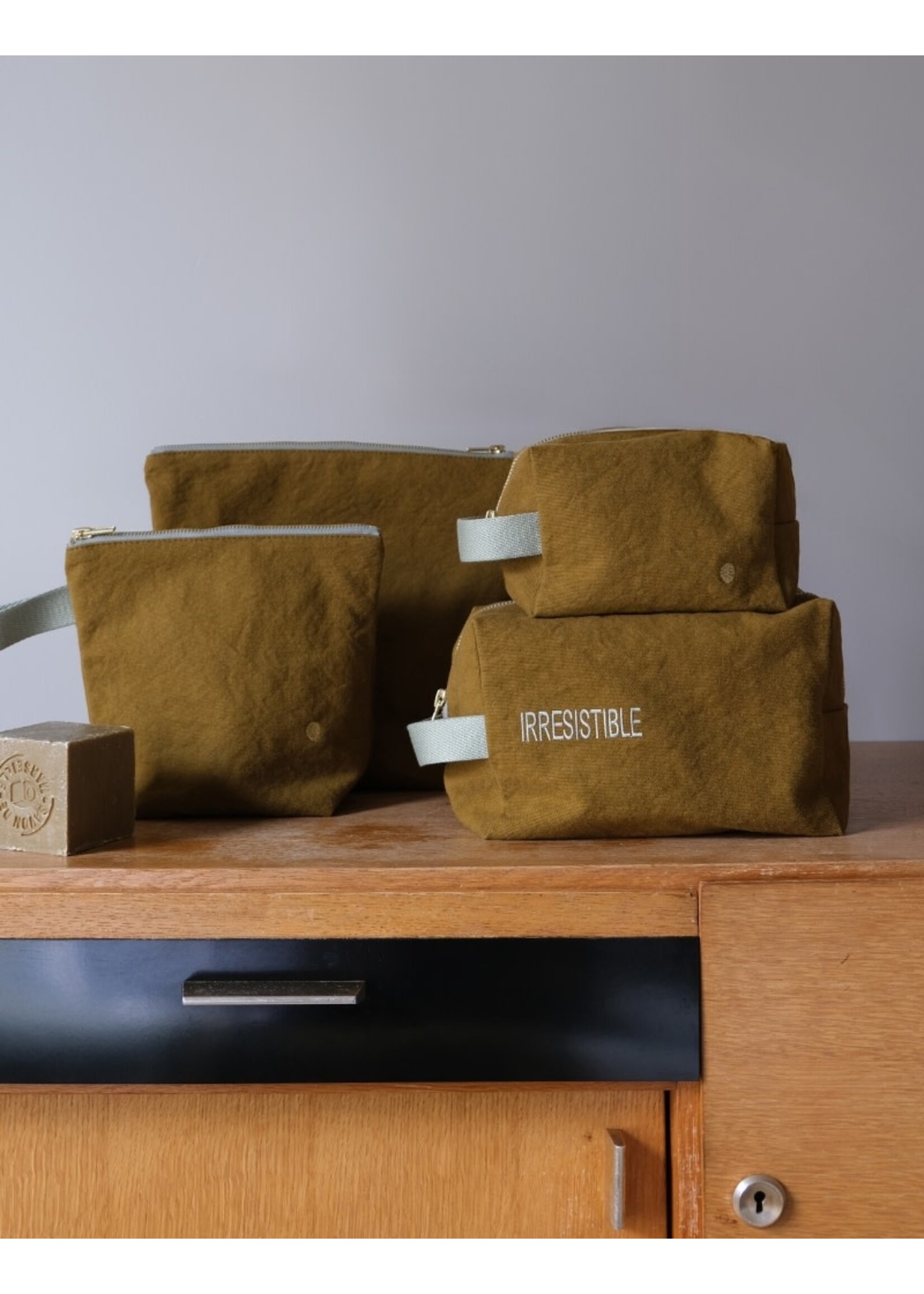 La cerise sur le gâteau Cube Pouch S - Nuts