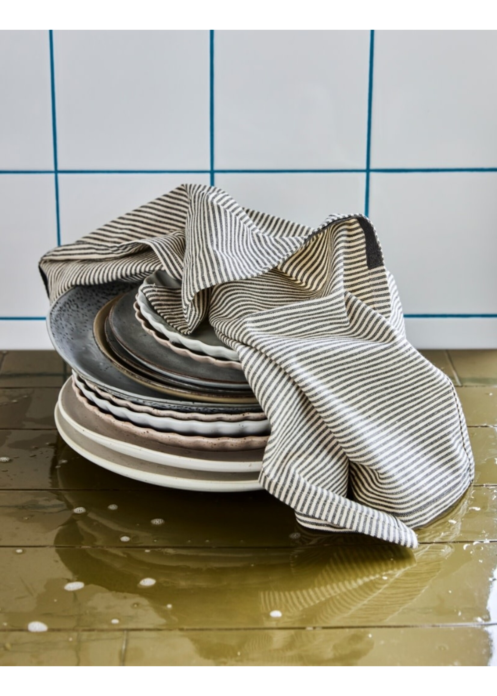 House Doctor Cook Tea Towels - Dark Grey