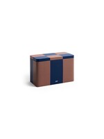HAY Tin Container M - Brown/Midnight Blue