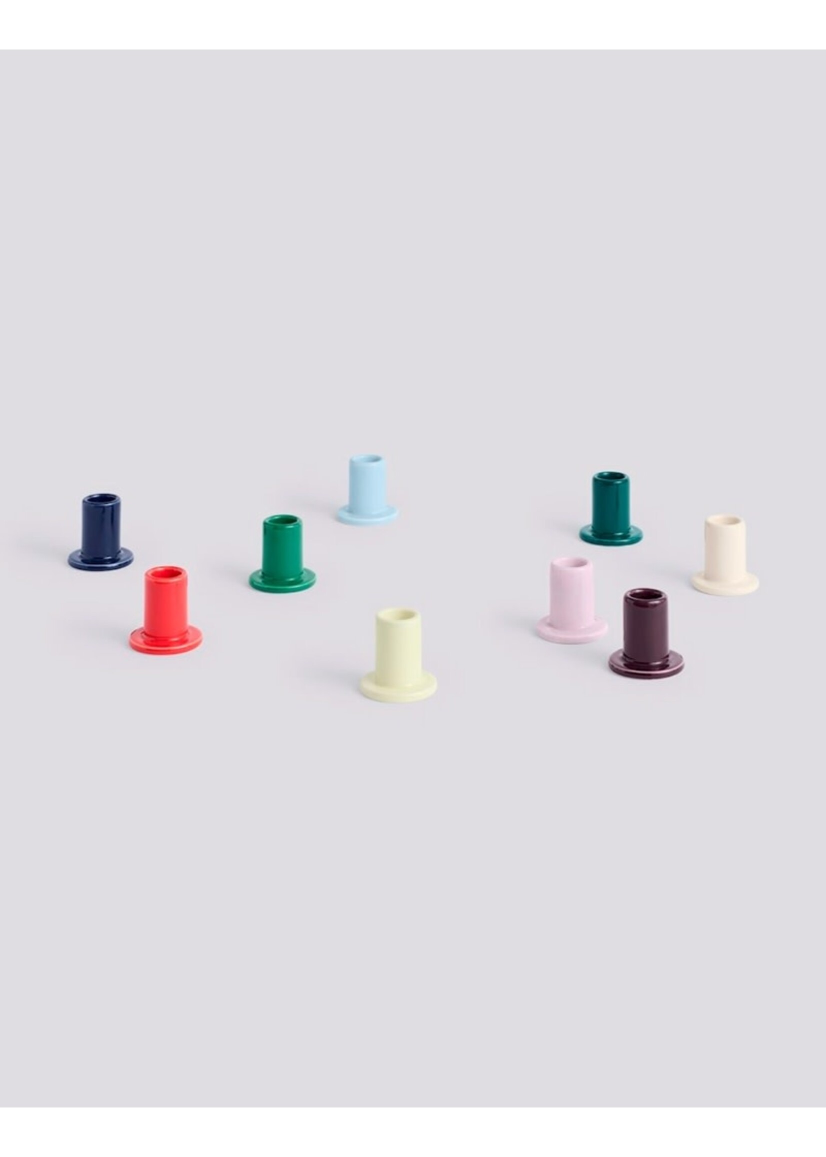 HAY Tube Candle Holder - Lime White