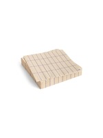 HAY Pattern Napkins Lunch - Off-White/Blue Grid