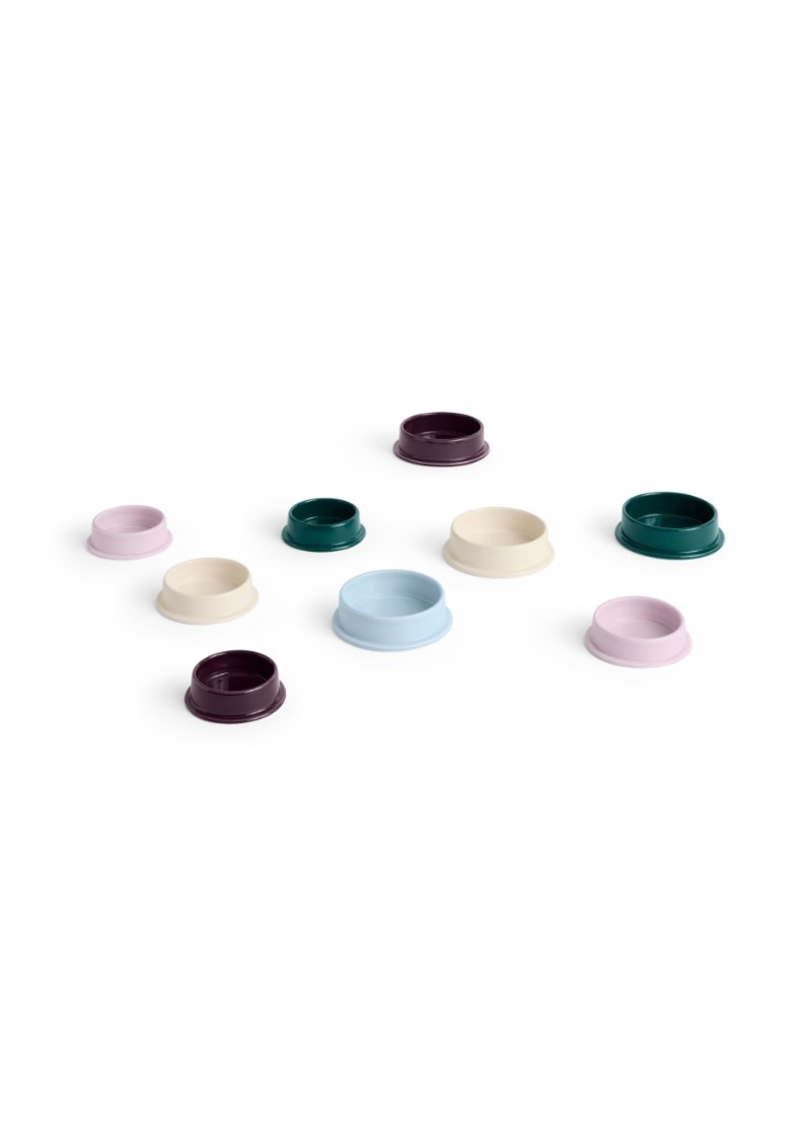 HAY Column Candle Holder S - Bordeaux