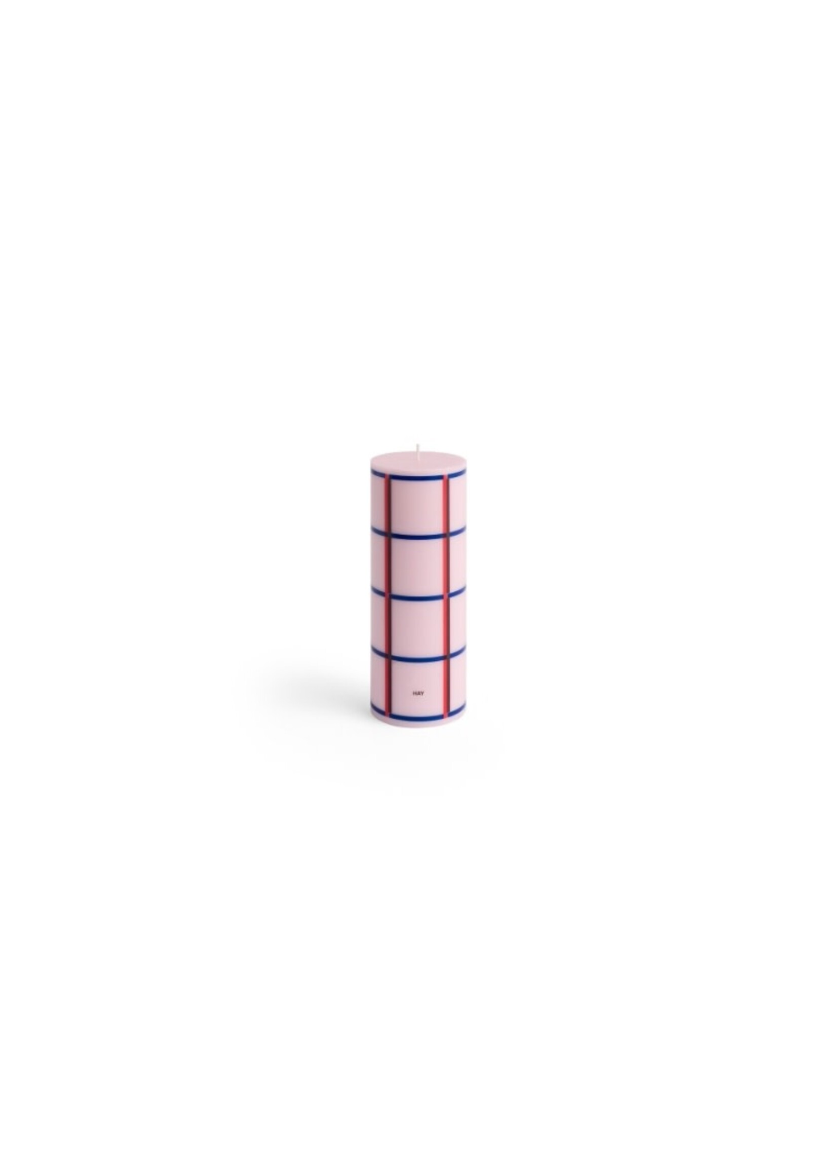 HAY Column Candle M - Light Pink/Red/Bordeaux/Dark Blue