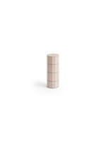 HAY Column Candle M - Off-White/Blue Grid Check