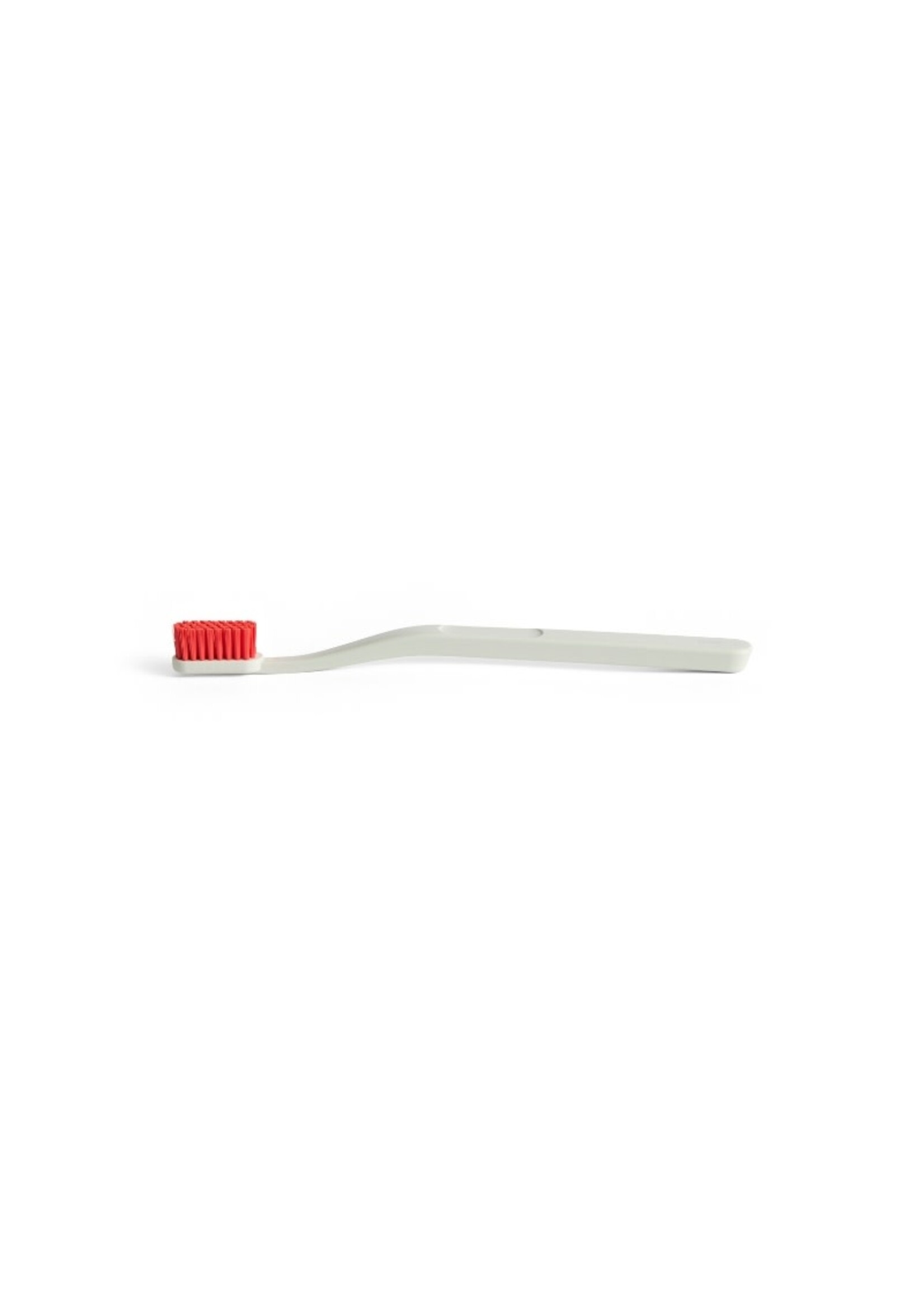 HAY Tann Toothbrush - Off-White/Red