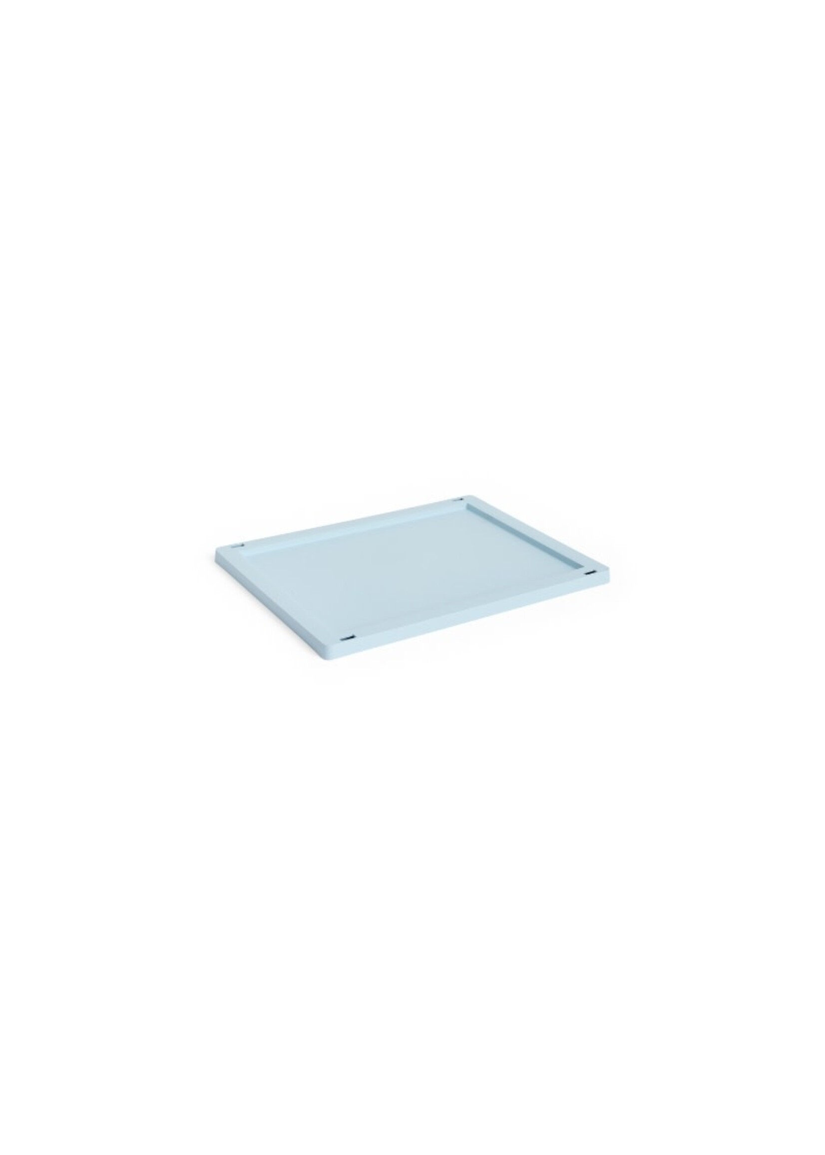 HAY Colour Crate Lid Plastic M - Soft Blue