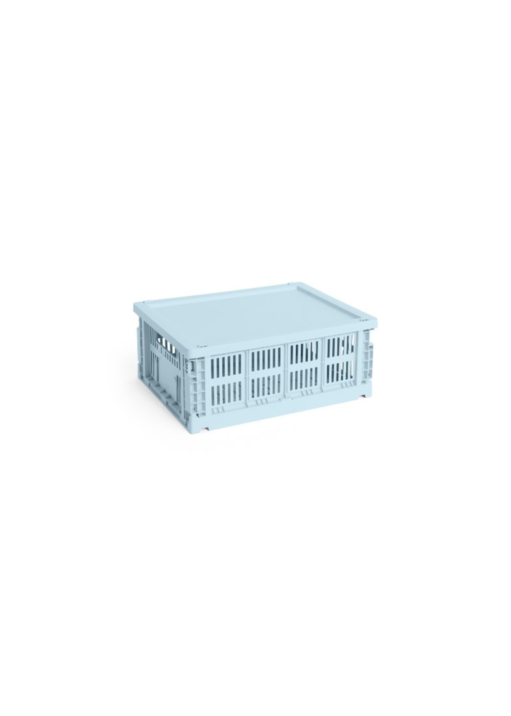 HAY Colour Crate Lid Plastic M - Soft Blue