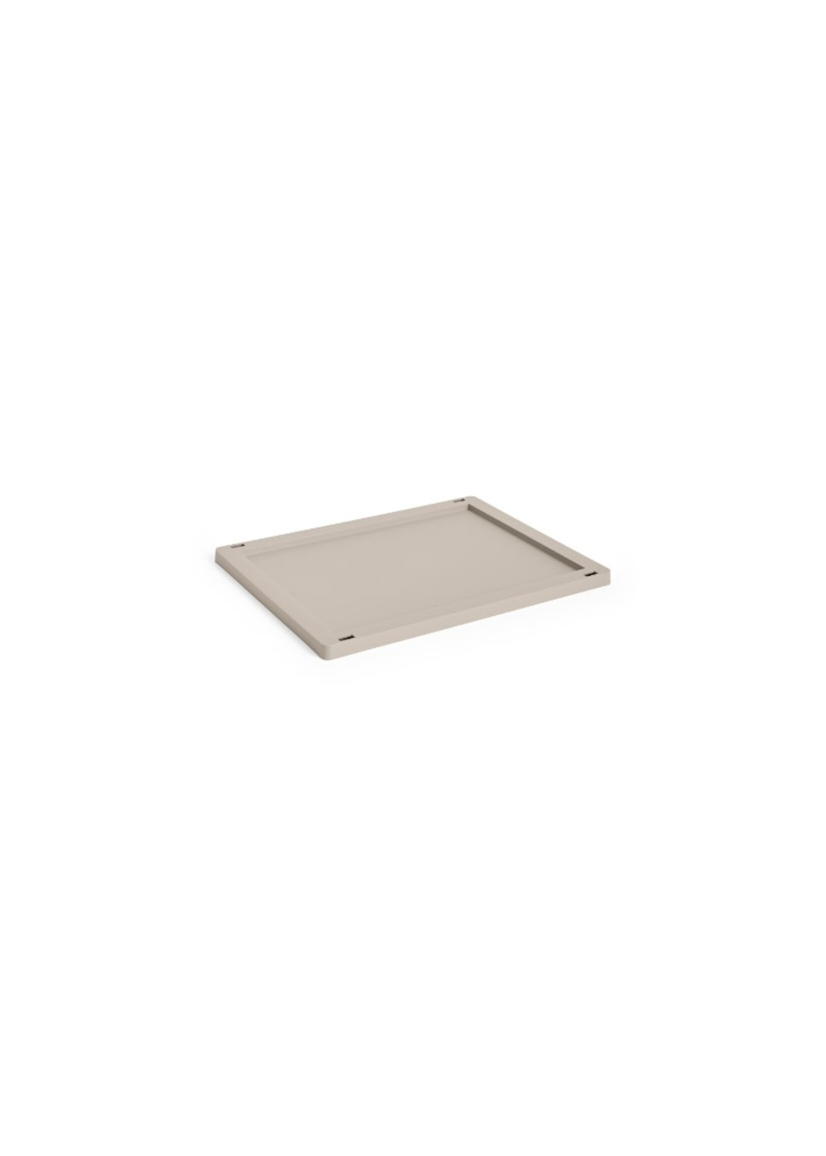 HAY Colour Crate Lid Plastic M - Warm Grey