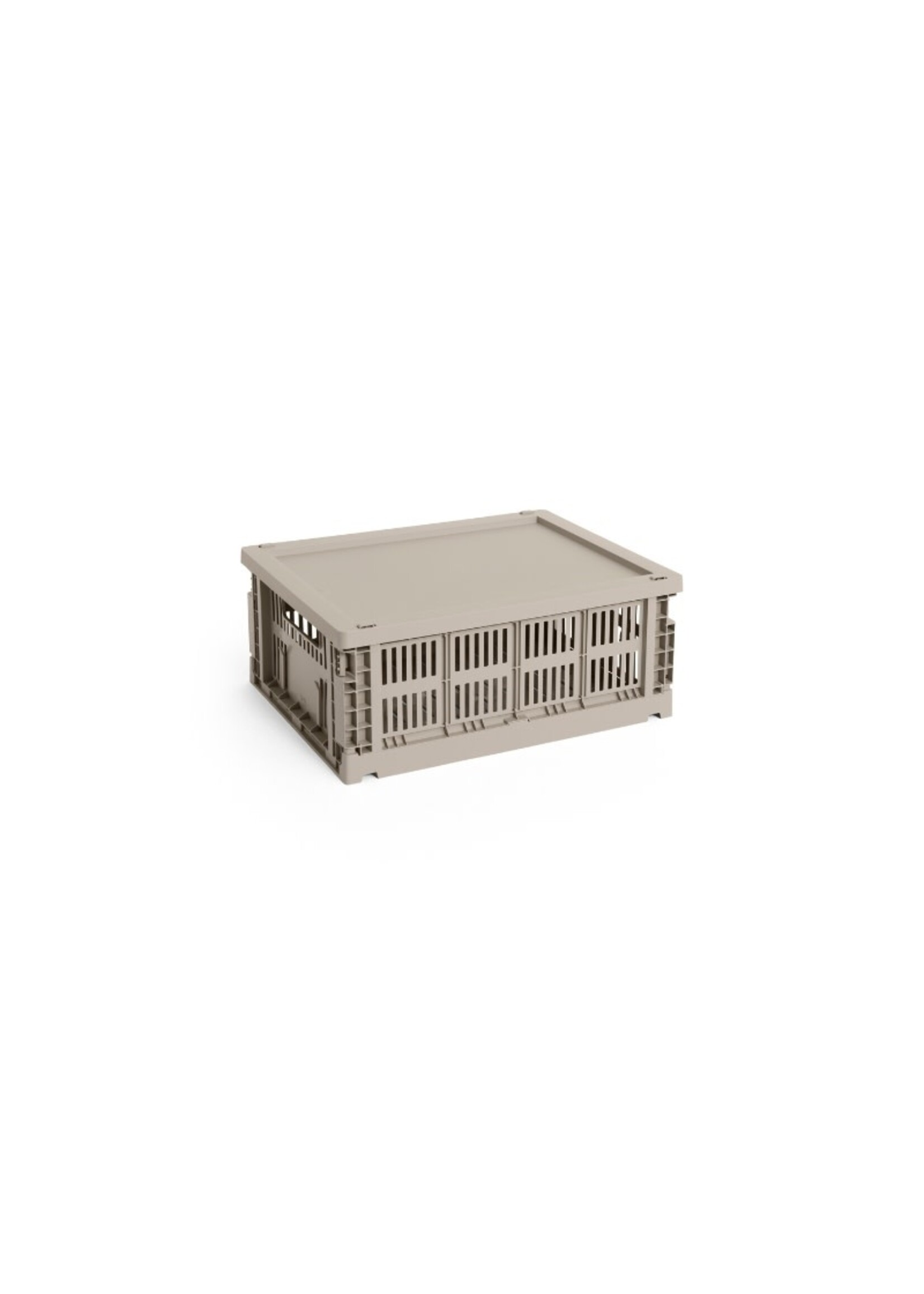 HAY Colour Crate Lid Plastic M - Warm Grey