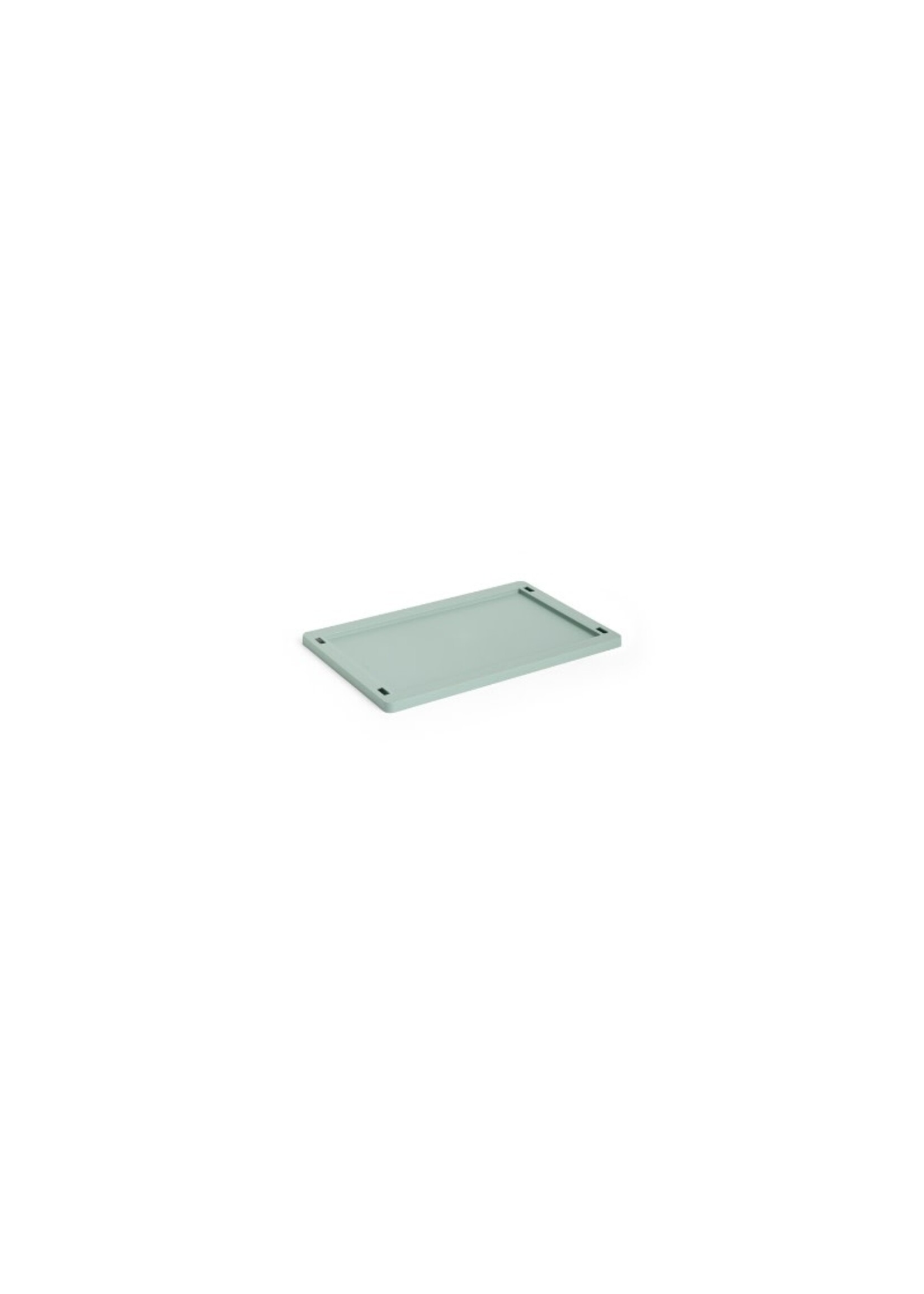 HAY Colour Crate Lid Plastic S - Sage Green