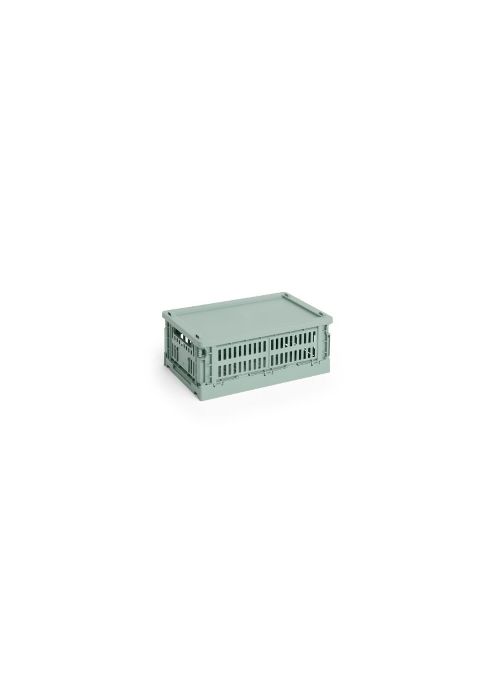 HAY Colour Crate Lid Plastic S - Sage Green