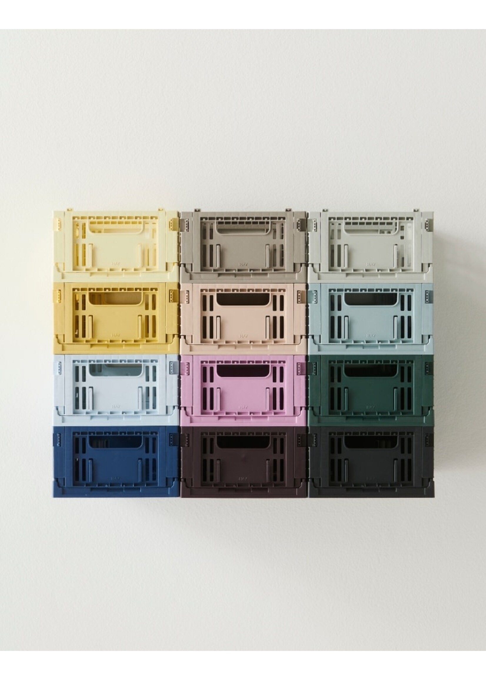 HAY Colour Crate Mini - Set of 2 - Dark Blue
