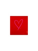 YETT Quote tegeltje - hartje - rood/roze