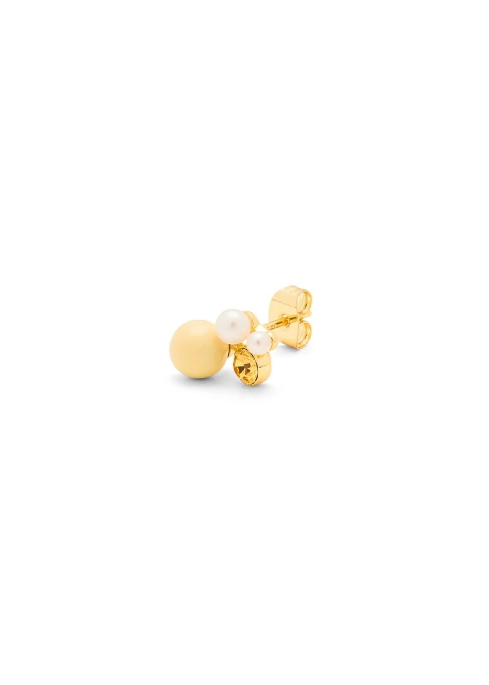LULU Copenhagen Bouquet Lemon Oorstud