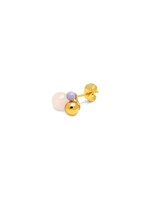 LULU Copenhagen Bouquet Rose Quartz Oorstud
