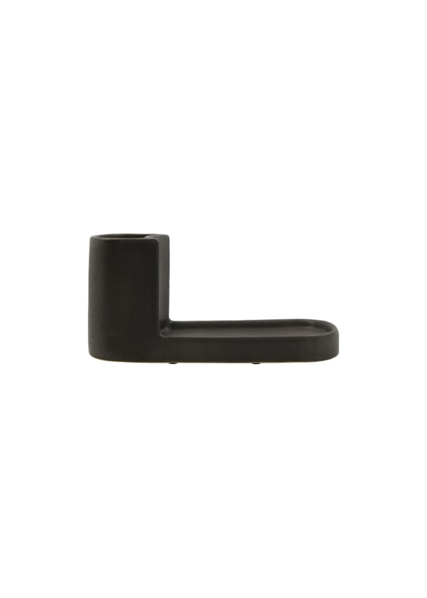 Meraki Datura Brush and Soap Holder L - Dark Grey