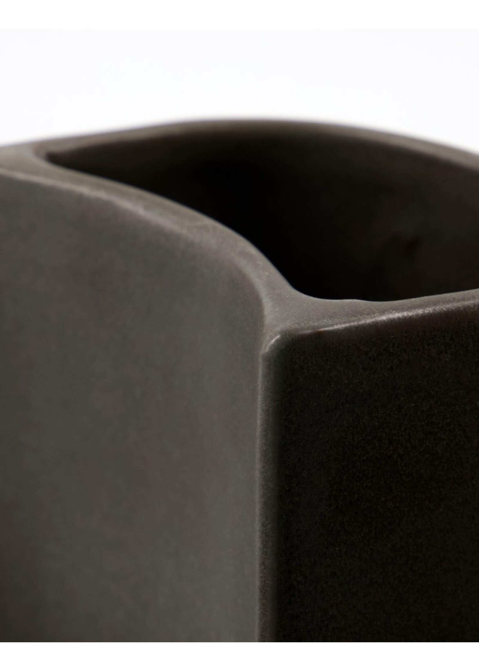 Meraki Datura Brush and Soap Holder L - Dark Grey
