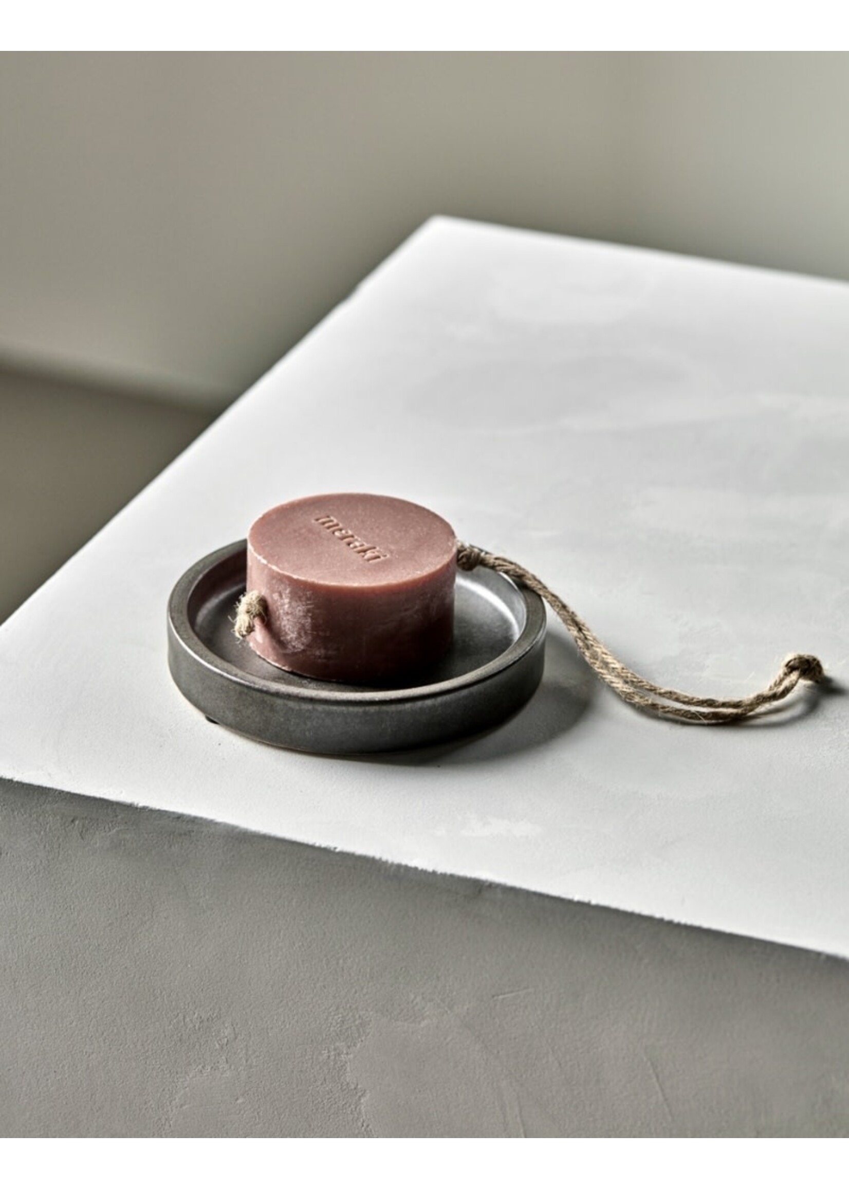 Meraki Datura Soap Dish - Dark Grey
