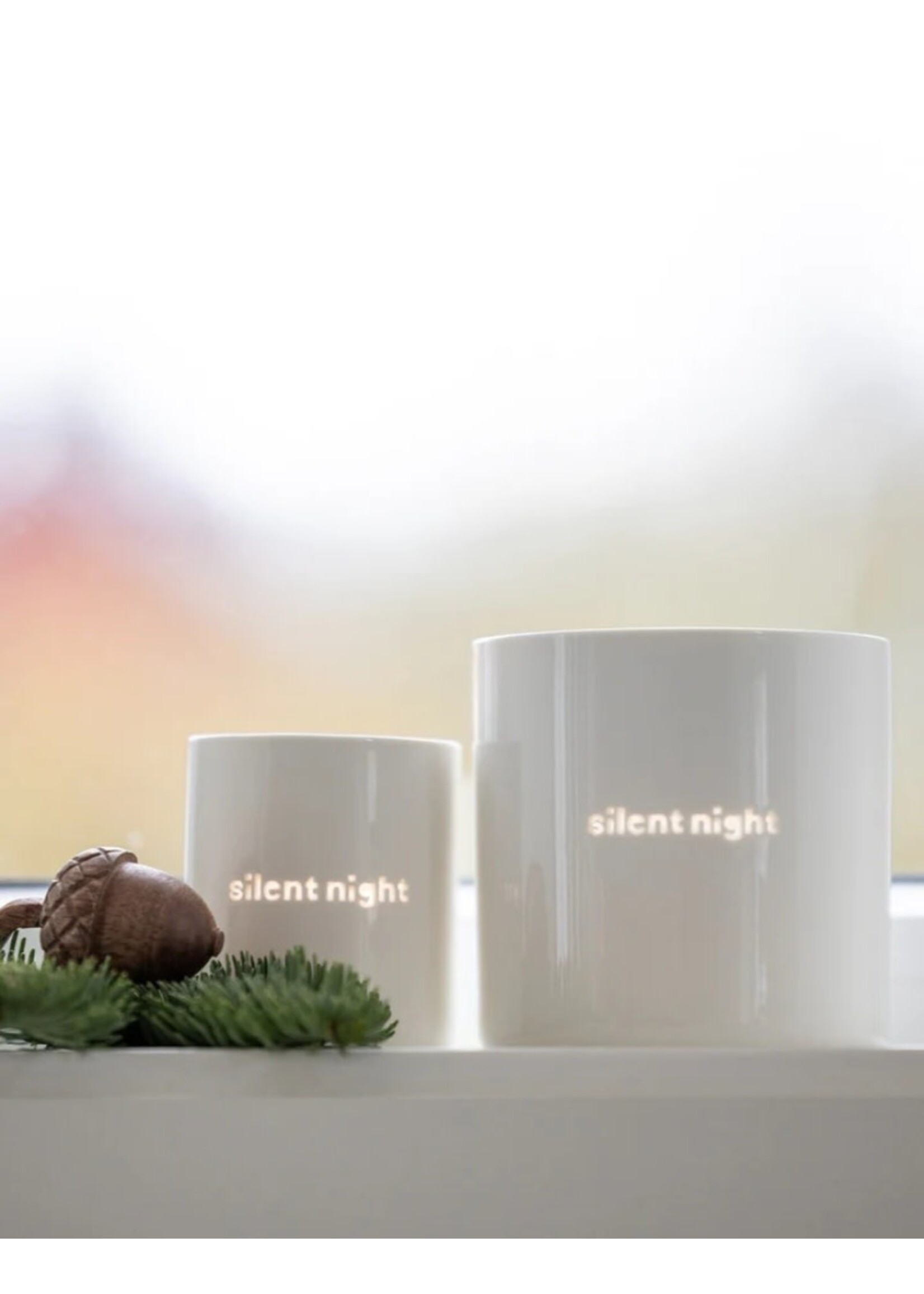 Sögne Theelichthouder - L - silent night