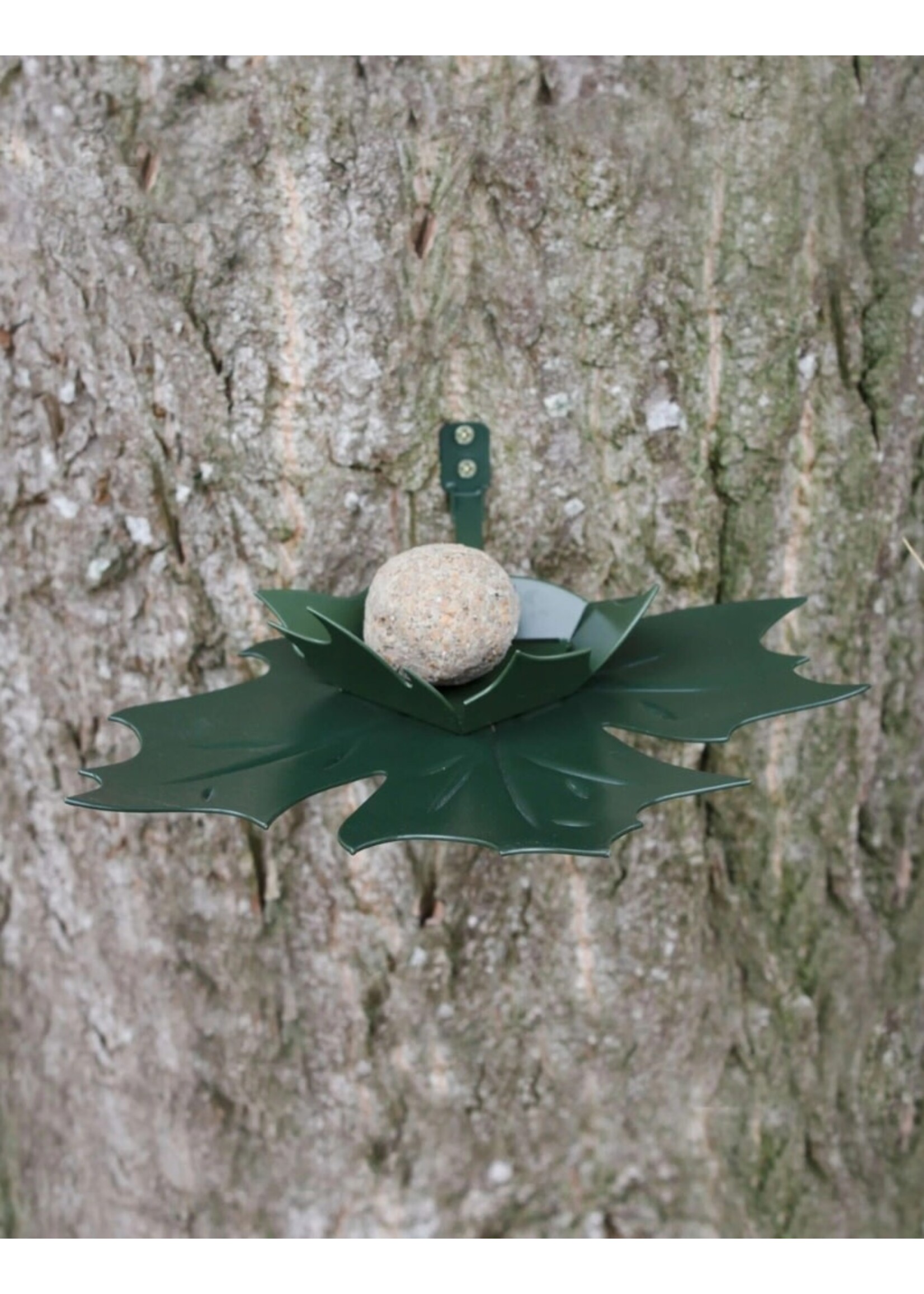 Heeej Leaf Me - wand vogelvoederschaal - groen