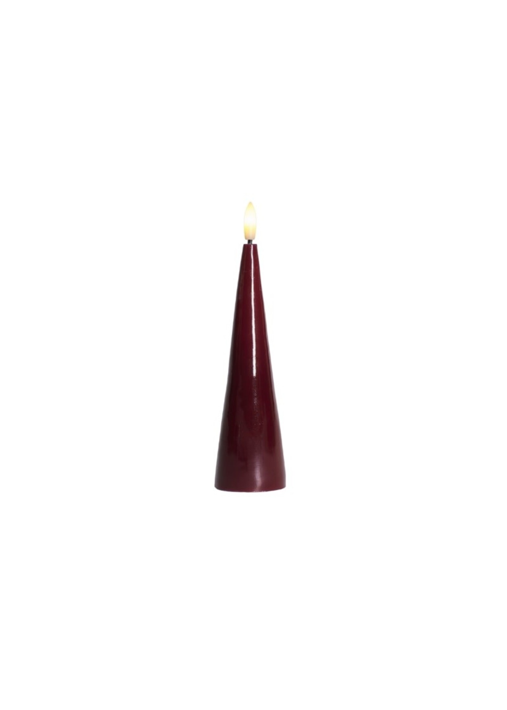 Sirius Sille LED kaars conical lak H17 - Bordeaux