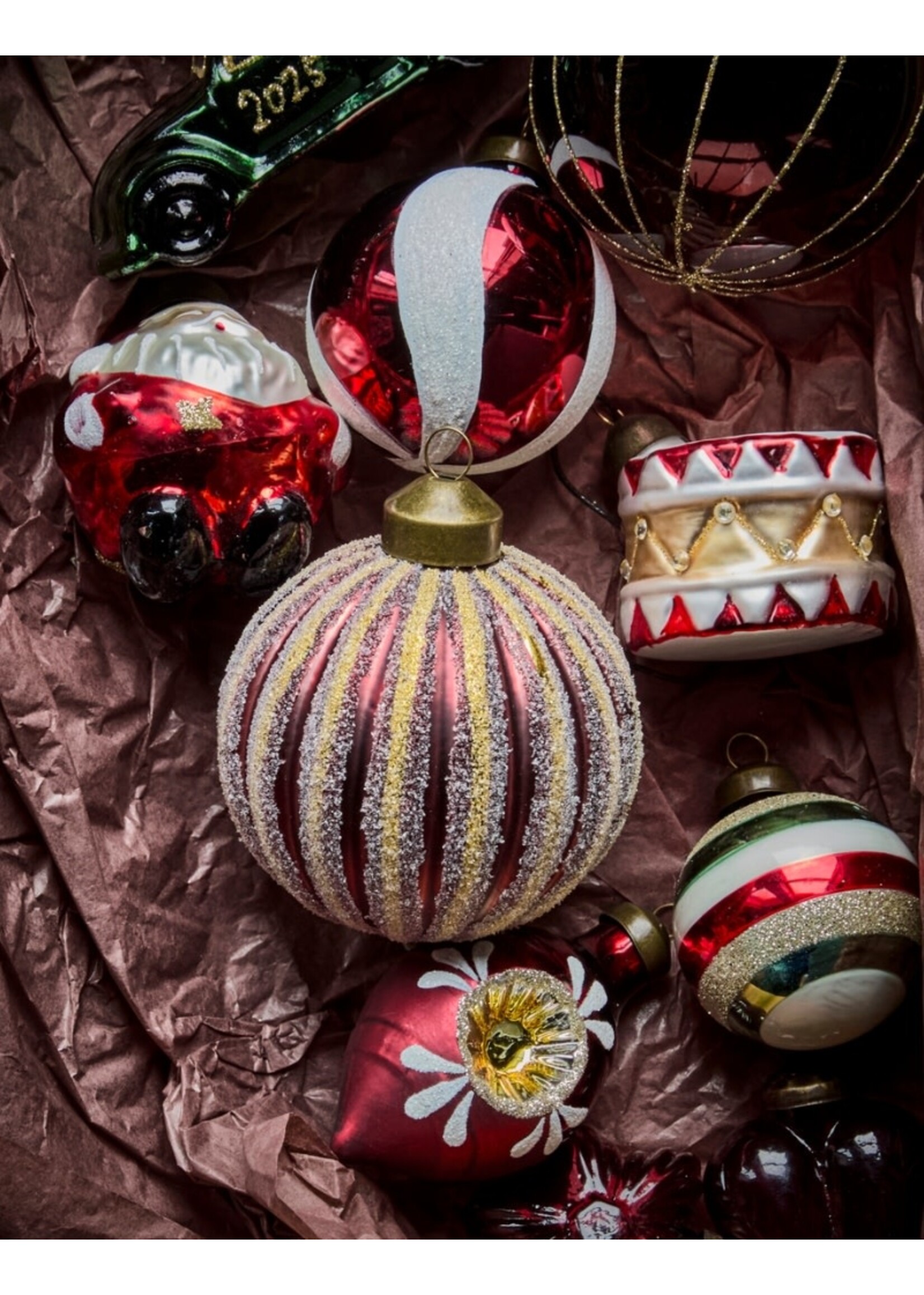 House Doctor Frost Christmas Ornament - Red