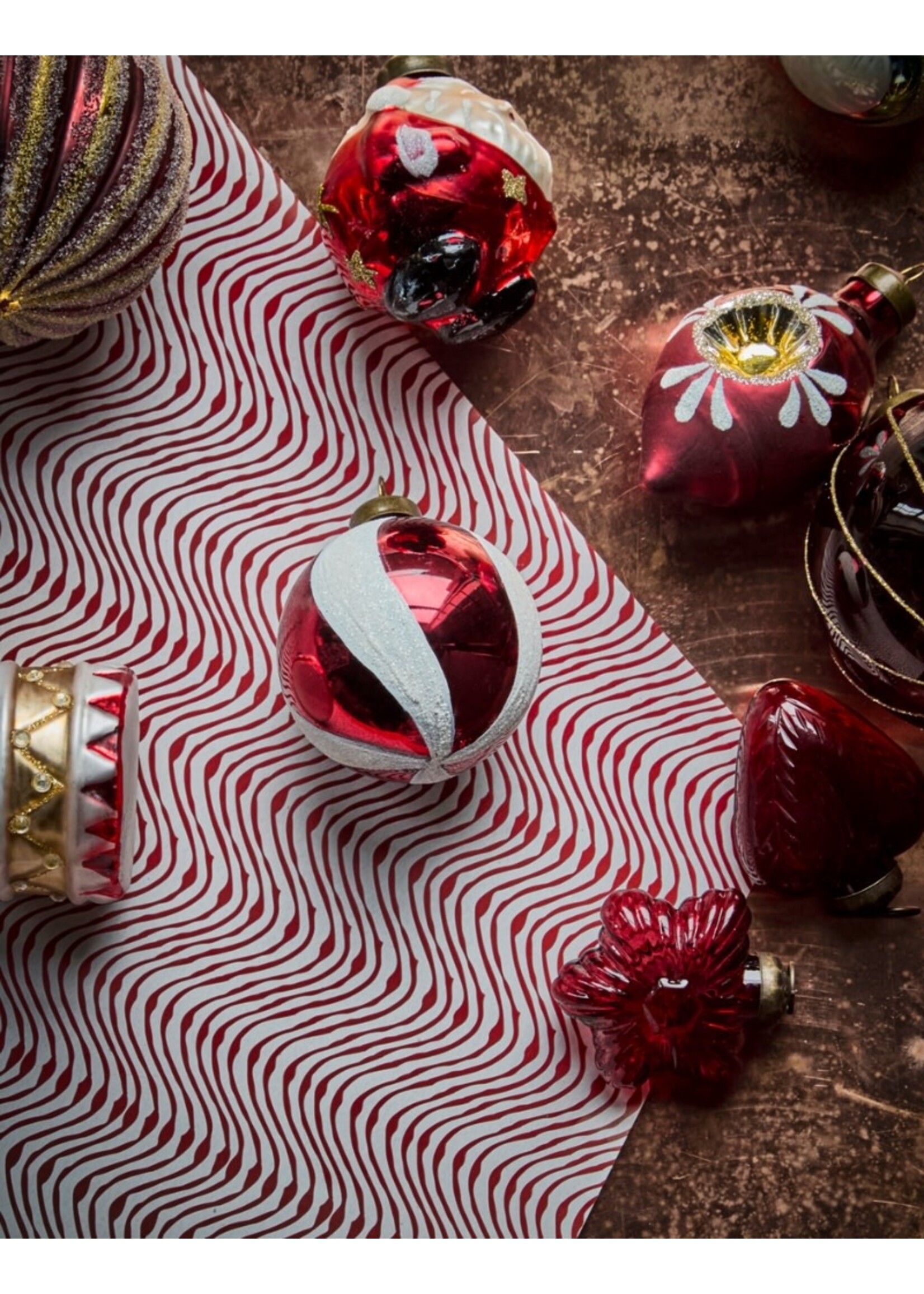 House Doctor Twister Christmas Ornament - Red